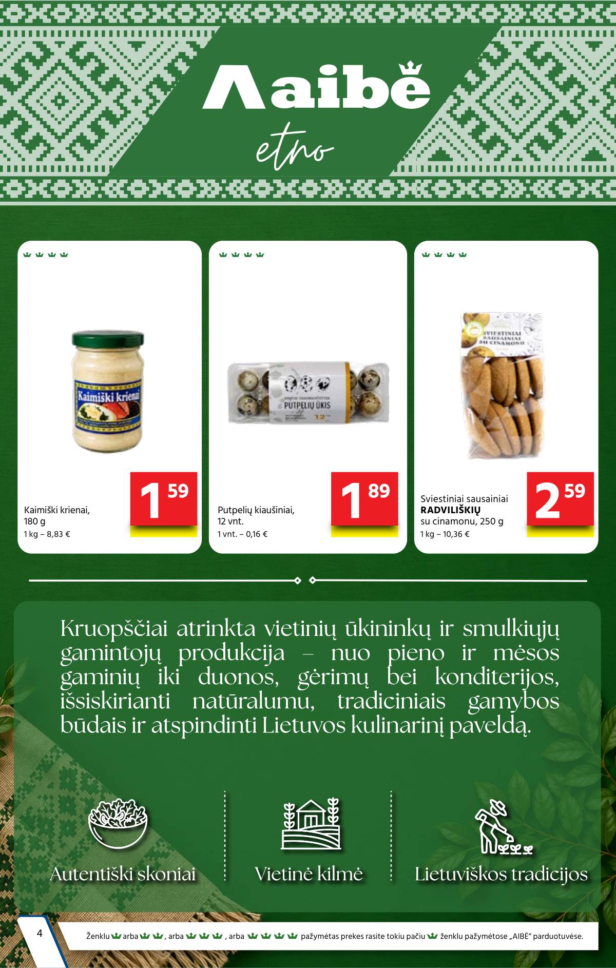 Aibė - AIBĖ akcijų leidinys | 2026-08-20 - 2026-09-01 4 puslapis