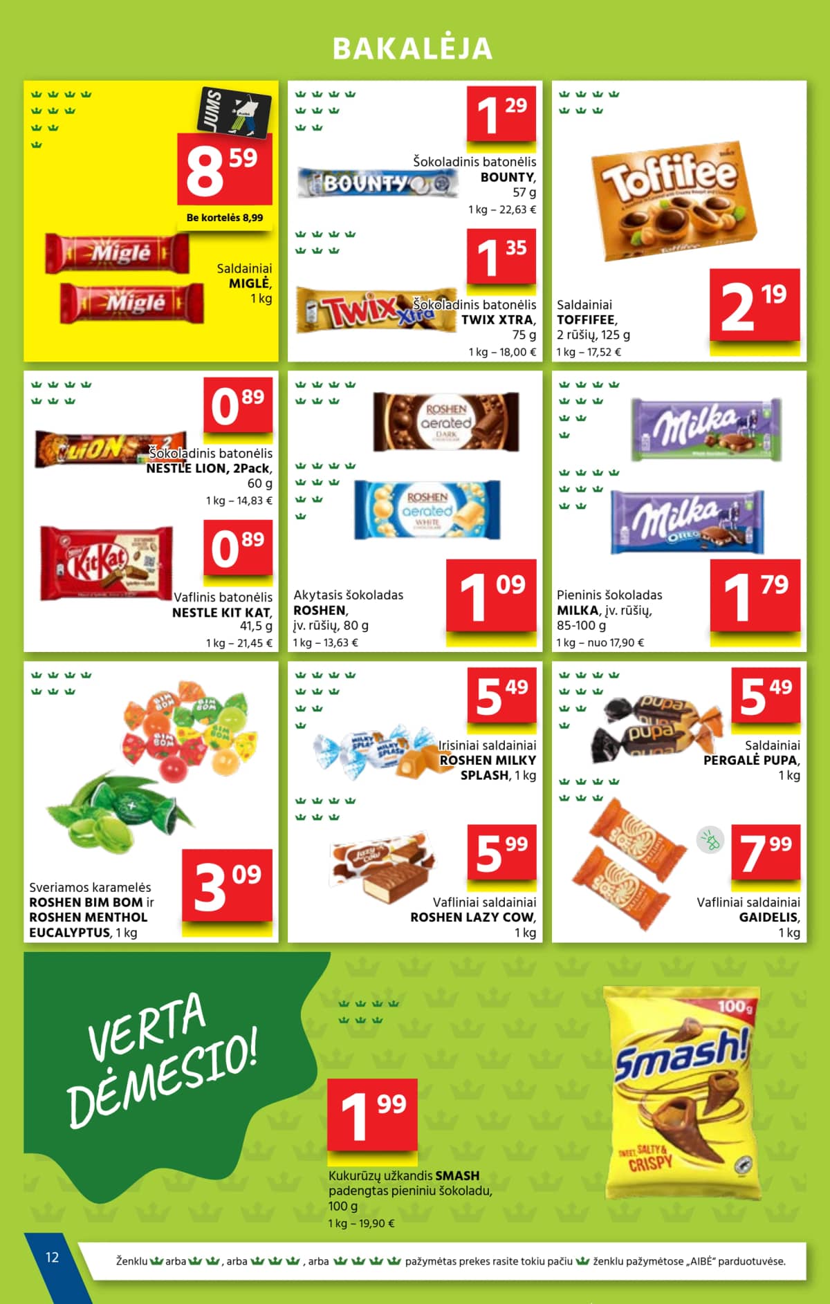 Aibė - Aibė akcijų leidinys Nr. 18 12 puslapis