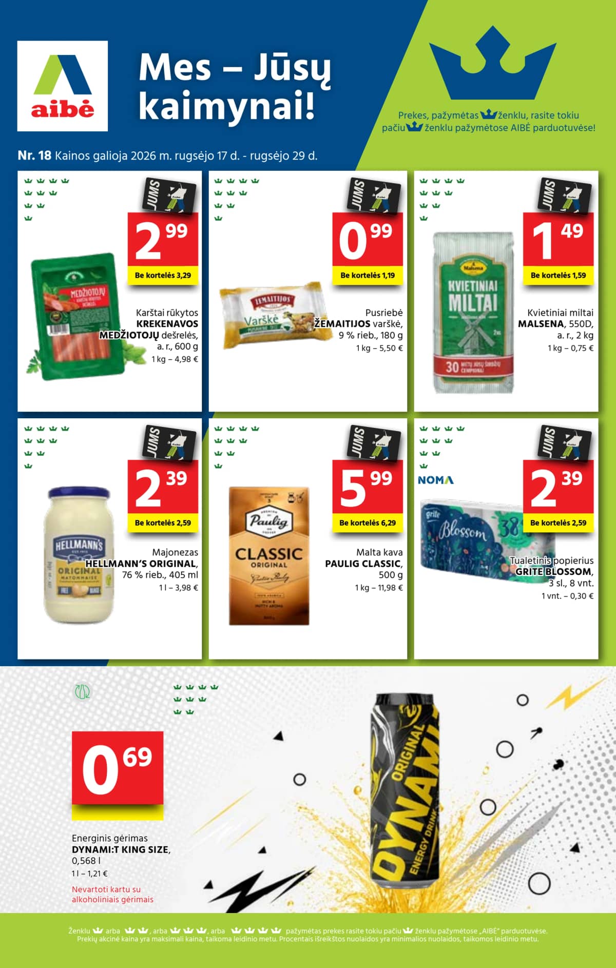 Aibė - Aibė akcijų leidinys Nr. 18 1 puslapis