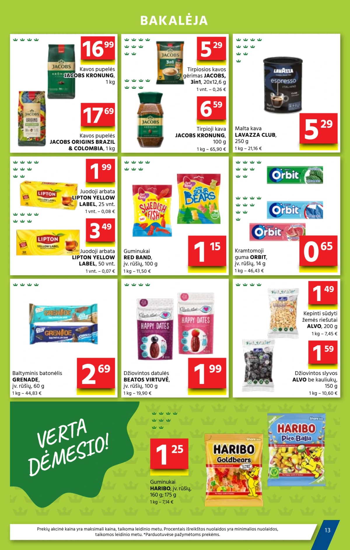 Aibė - Aibė akcijų leidinys Nr. 19 (2026.10.01 - 2026.10.13) 13 puslapis