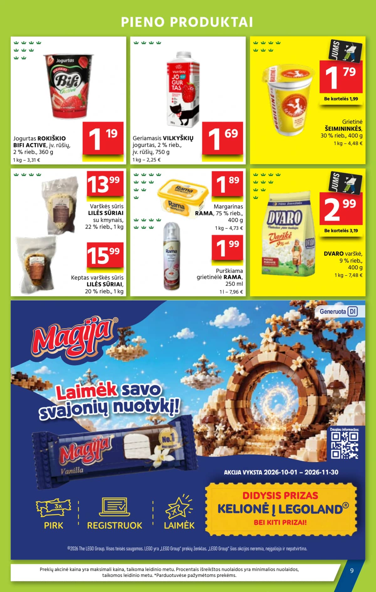 Aibė - Aibė akcijų leidinys Nr. 19 (2026.10.01 - 2026.10.13) 9 puslapis