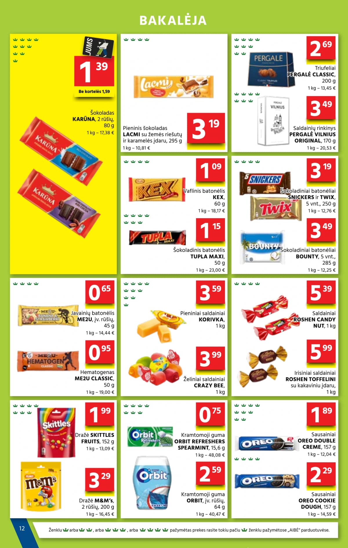 Aibė - Aibė akcijų leidinys Nr. 20 (2026.10.15 - 2026.10.27) 12 puslapis