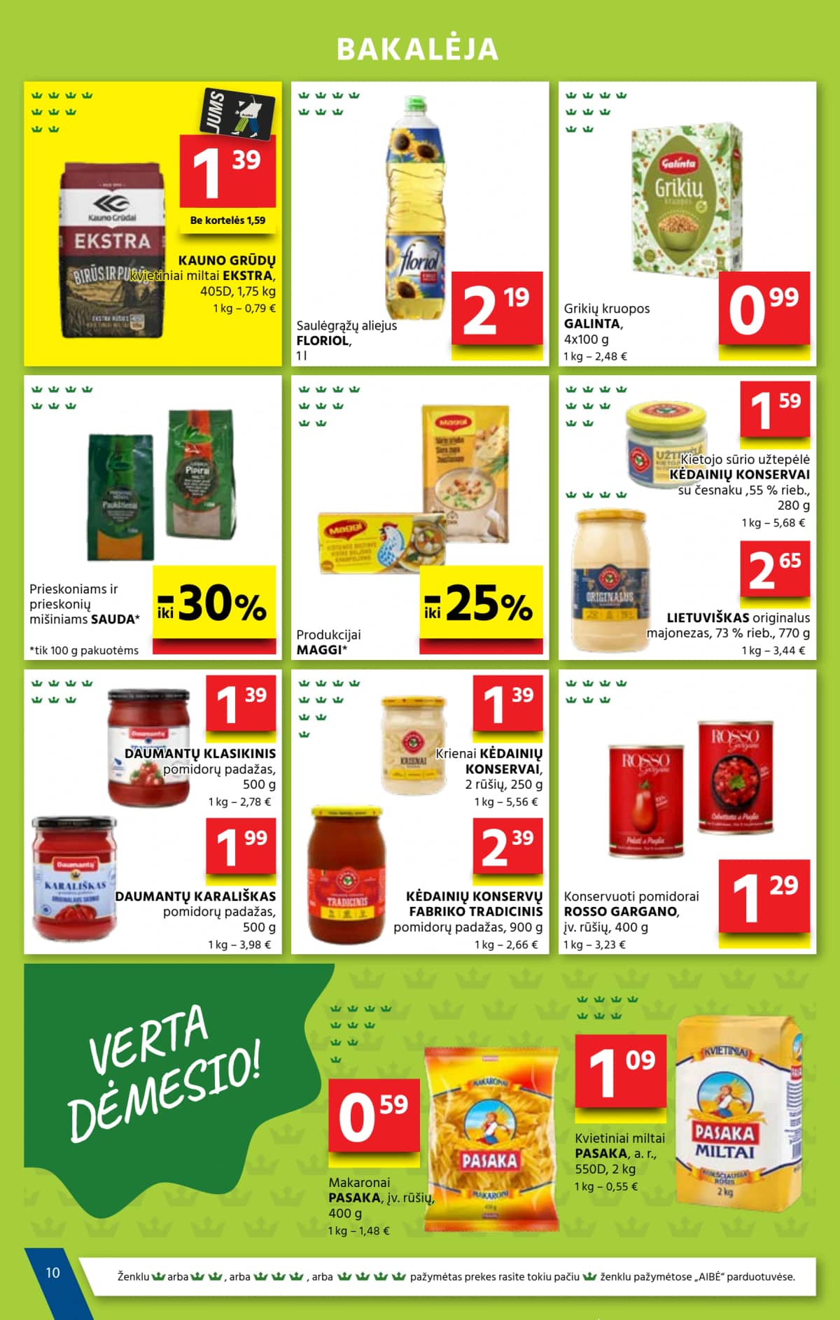 Aibė - Aibė akcijų leidinys Nr. 21 (2026.10.29 - 2026.11.10) 10 puslapis
