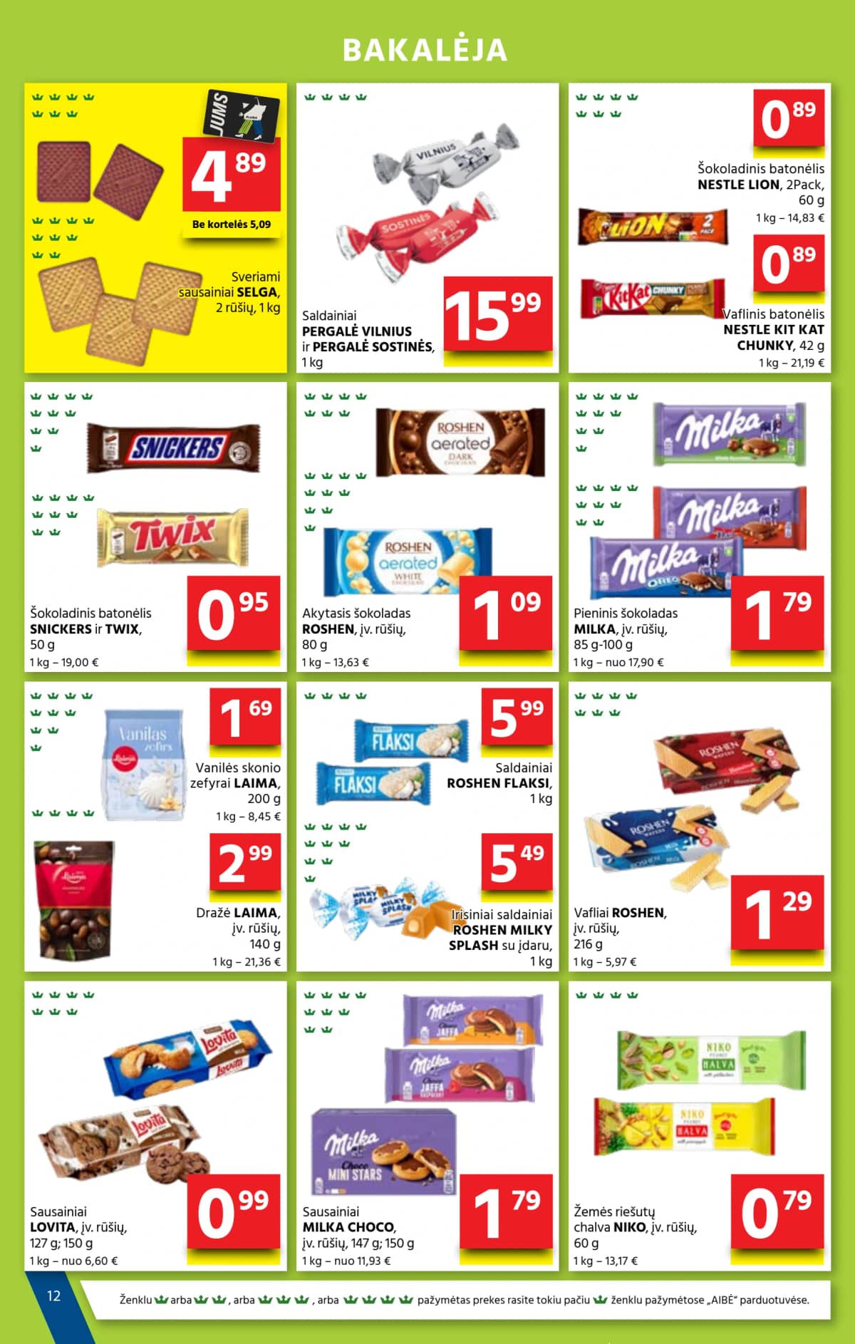 Aibė - Aibė akcijų leidinys Nr. 21 (2026.10.29 - 2026.11.10) 12 puslapis