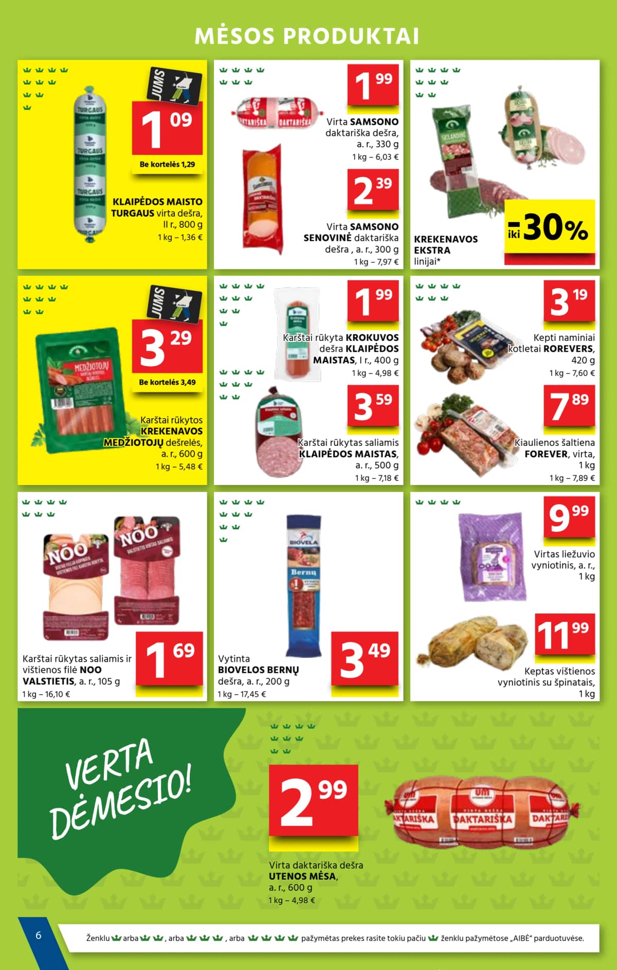 Aibė - Aibė akcijų leidinys Nr. 21 (2026.10.29 - 2026.11.10) 6 puslapis