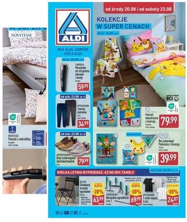 Aldi - Artykuły przemysłowe i tekstylia 2025-08-20 – 2025-08-23