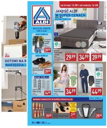 Aldi - Artykuły przemysłowe i tekstylia 2025-08-13 – 2025-08-18