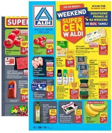 Aldi - Oferta weekendowa 2025-08-13 – 2025-08-16