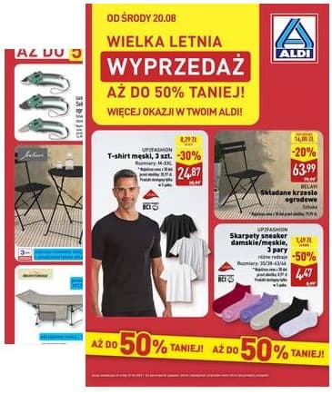 Aldi - Artykuły przemysłowe i tekstylia 2025-08-20 – 2025-08-23