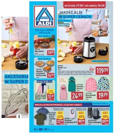 Aldi - Artykuły przemysłowe i tekstylia 2025-08-27 – 2025-08-30