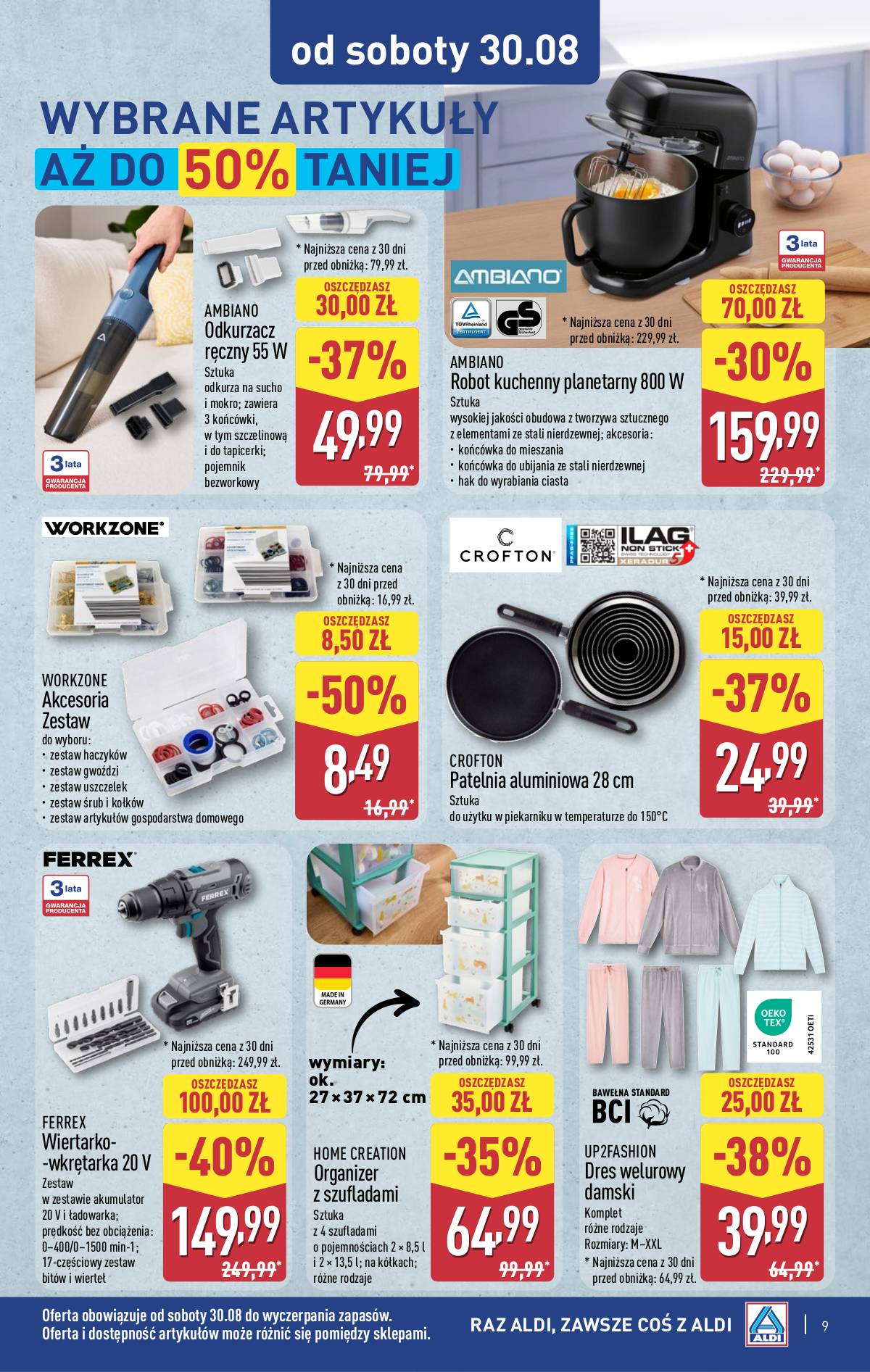 Aldi - Artykuły przemysłowe i tekstylia 9 puslapis