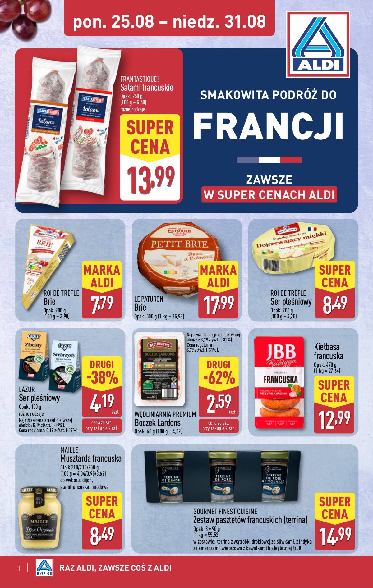 Aldi - Smakowita podróż do Francji 1 puslapis