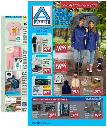 Aldi - Artykuły przemysłowe i tekstylia 2025-09-03 – 2025-09-06