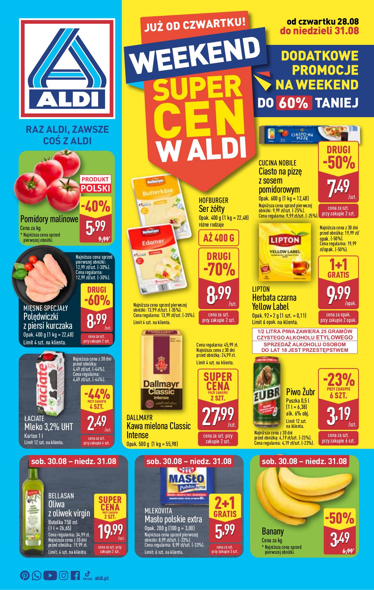 Aldi - Oferta weekendowa 1 puslapis