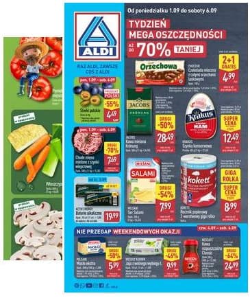 Aldi - Pełna oferta 2025-09-01 – 2025-09-06