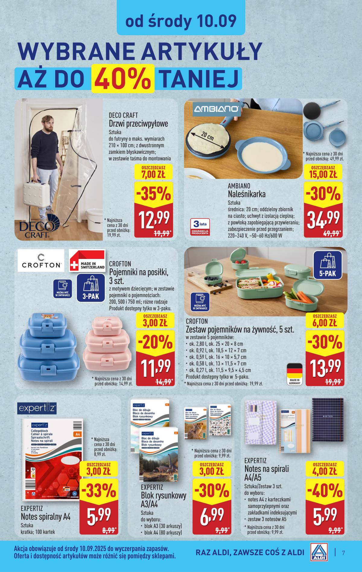 Aldi - Artykuły przemysłowe i tekstylia 7 puslapis