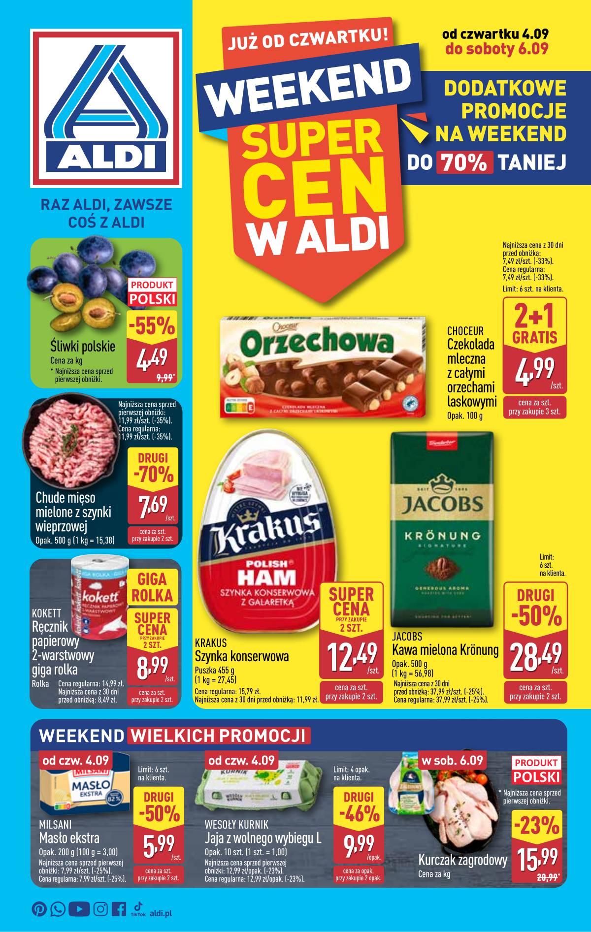 Aldi - Oferta weekendowa 1 puslapis