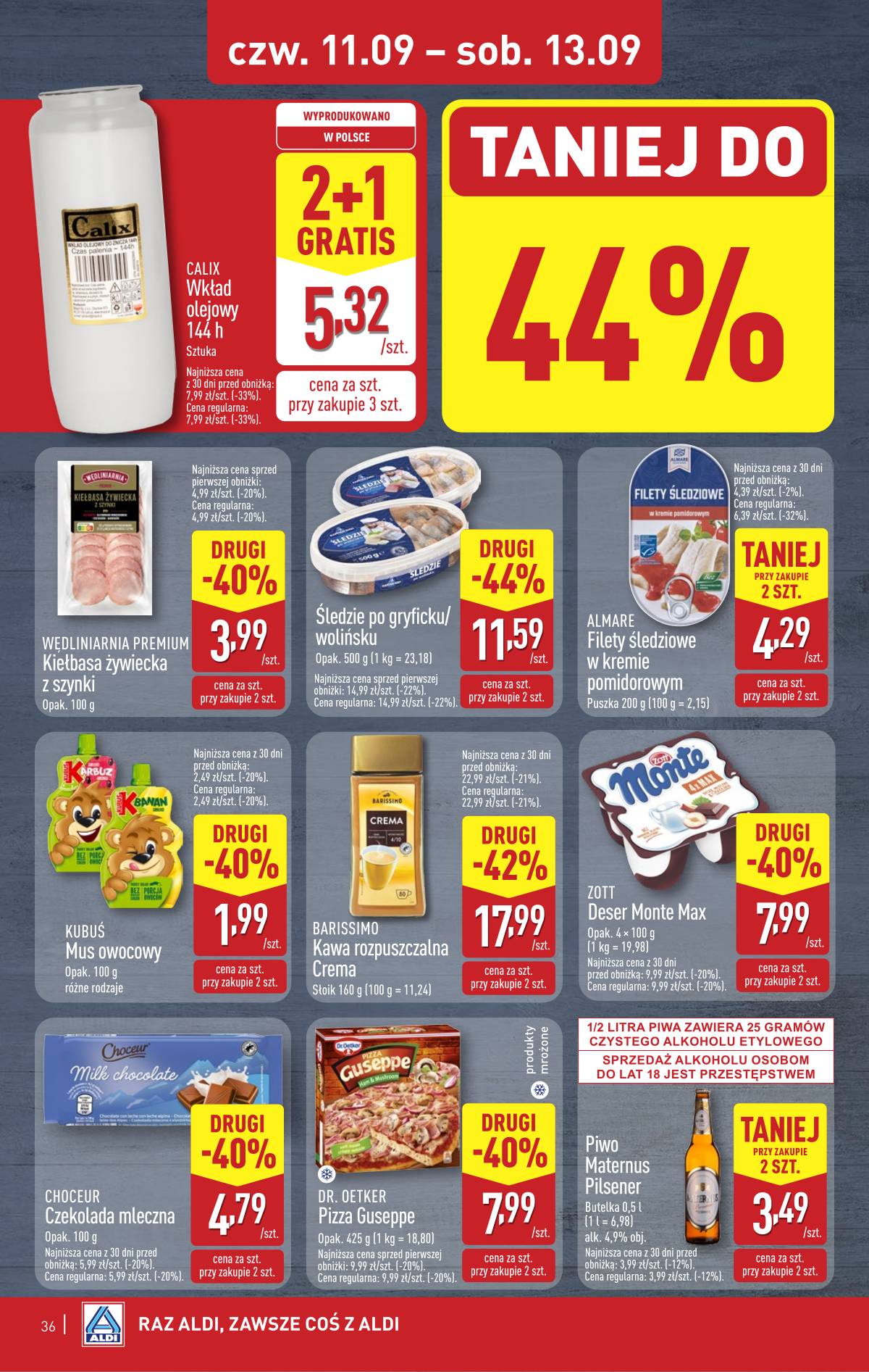 Aldi - Pełna oferta 36 puslapis