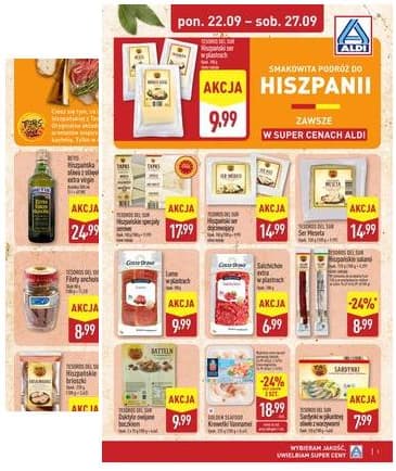 Aldi - Tydzień Hiszpański 2025-09-22 – 2025-09-27