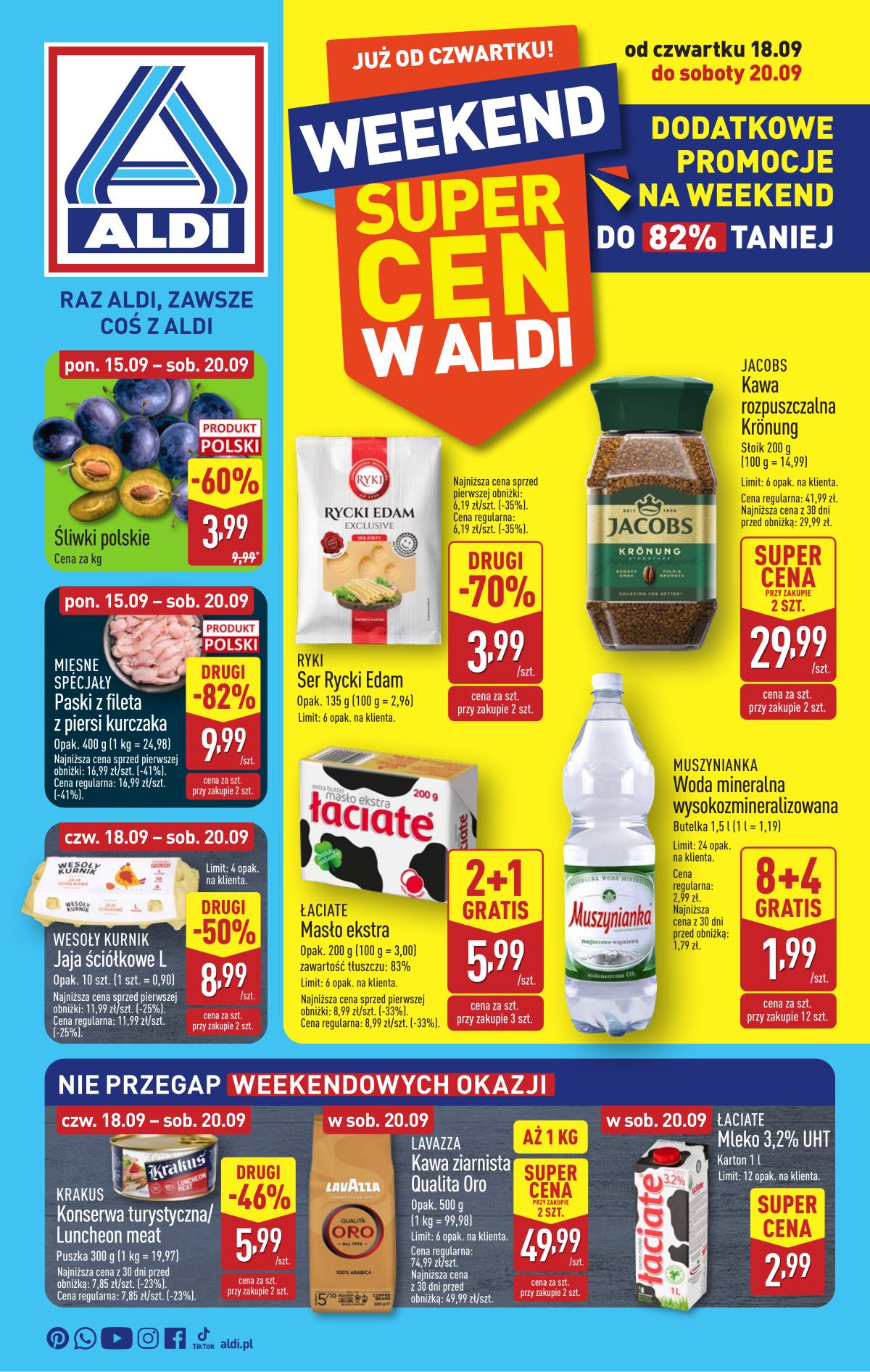 Aldi - Oferta weekendowa 1 puslapis