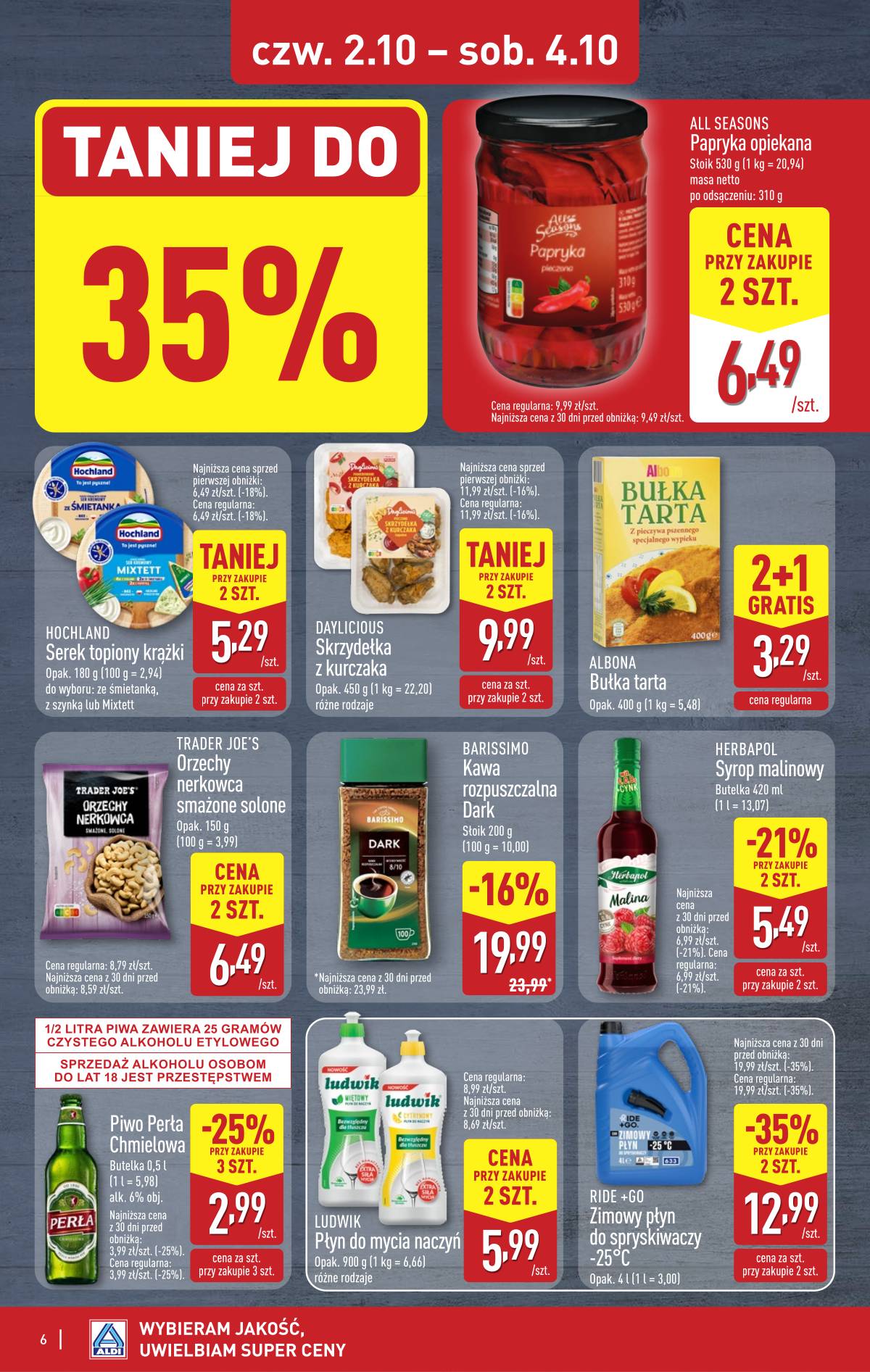 Aldi - OD CZWARTKU Weekend Super Cen W Aldi 6 puslapis