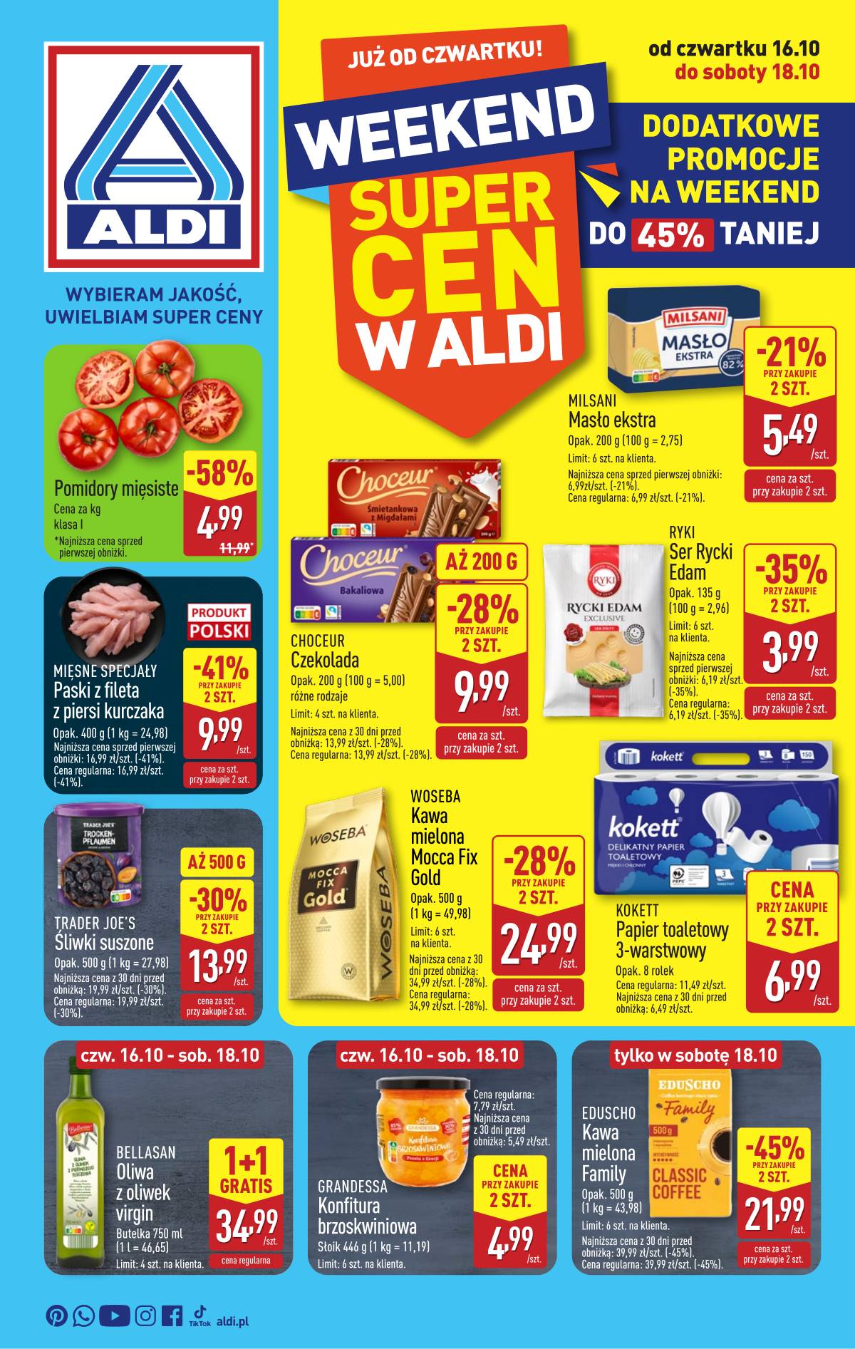 Aldi - Oferta weekendowa 1 puslapis