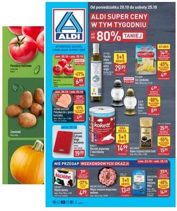 Aldi - Pełna oferta 2025-10-20 – 2025-10-25