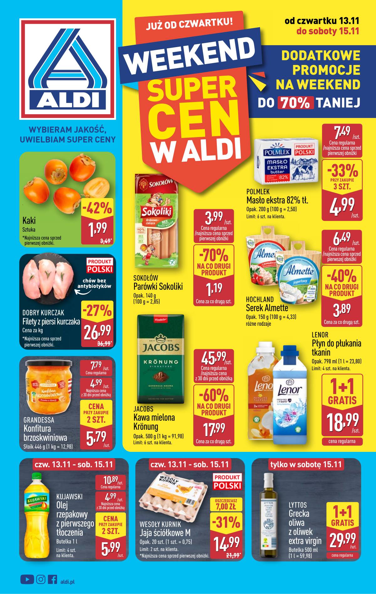 Aldi - Oferta weekendowa 1 puslapis