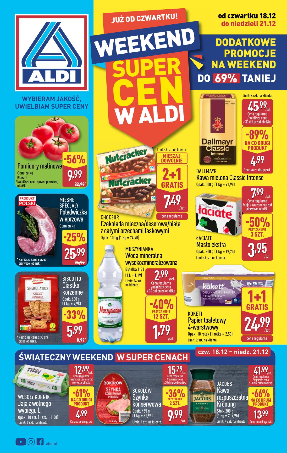 Aldi - Oferta weekendowa 1 puslapis