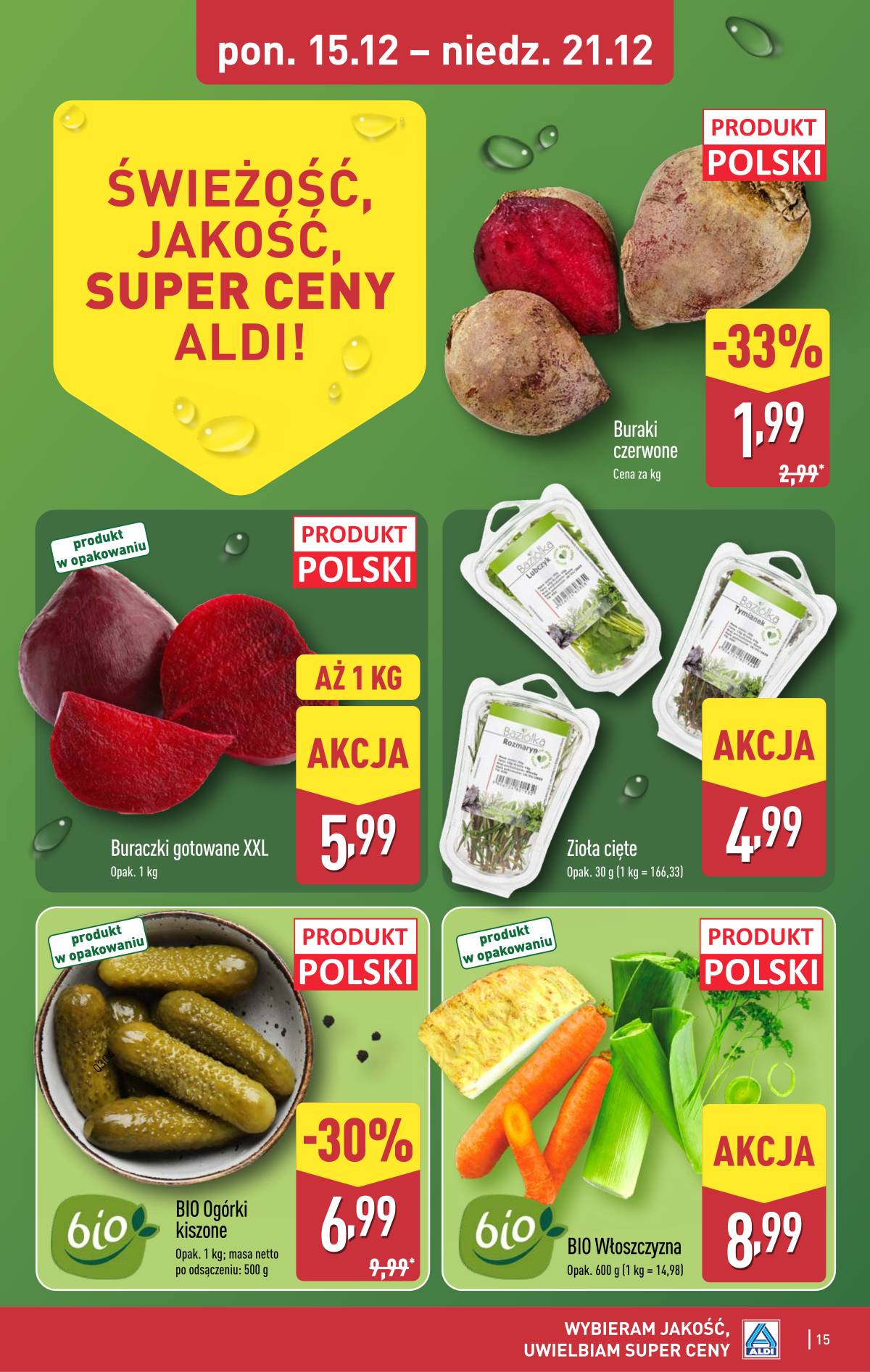 Aldi - Oferta weekendowa 15 puslapis
