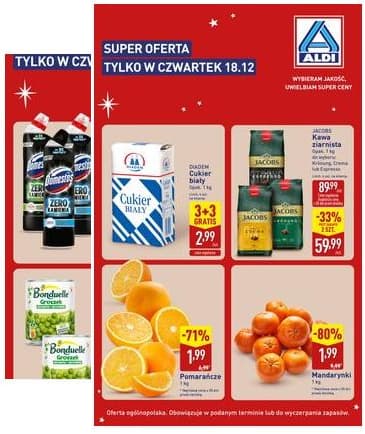 Aldi - Niesamowite rabaty tylko DZIŚ 2025-12-18 – 2025-12-18