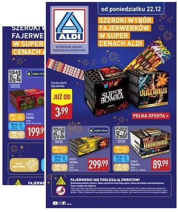 Aldi - Fajerwerki 2025-12-22 – 2025-12-27