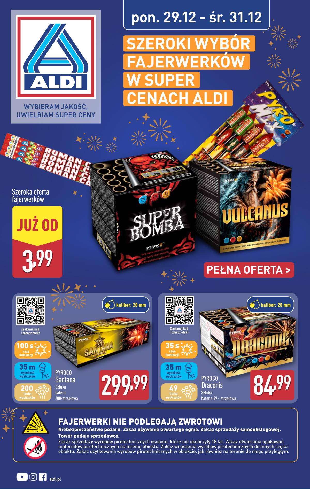 Aldi - Fajerwerki 1 puslapis