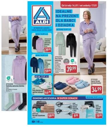 Aldi - Artykuły przemysłowe i tekstylia 2026-01-14 – 2026-01-17