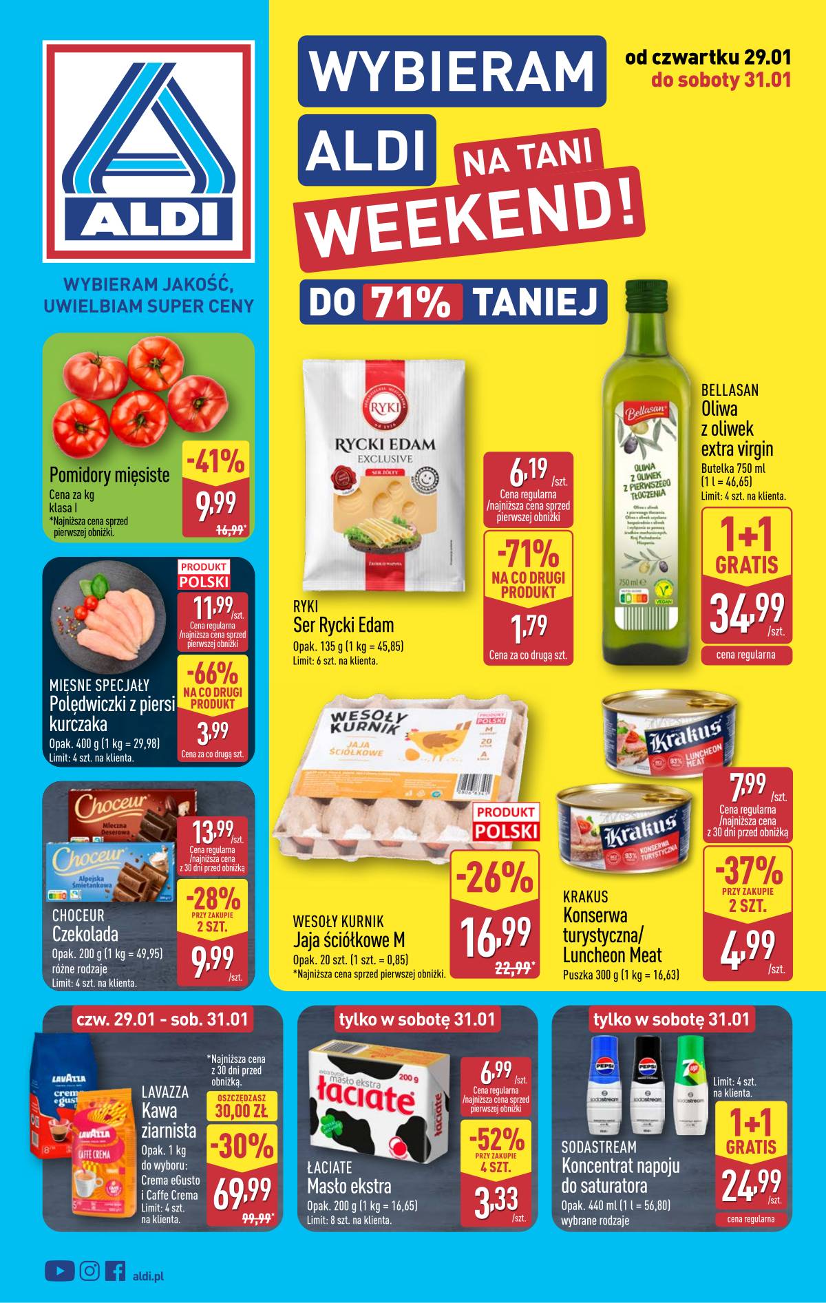 Aldi - Oferta weekendowa 1 puslapis