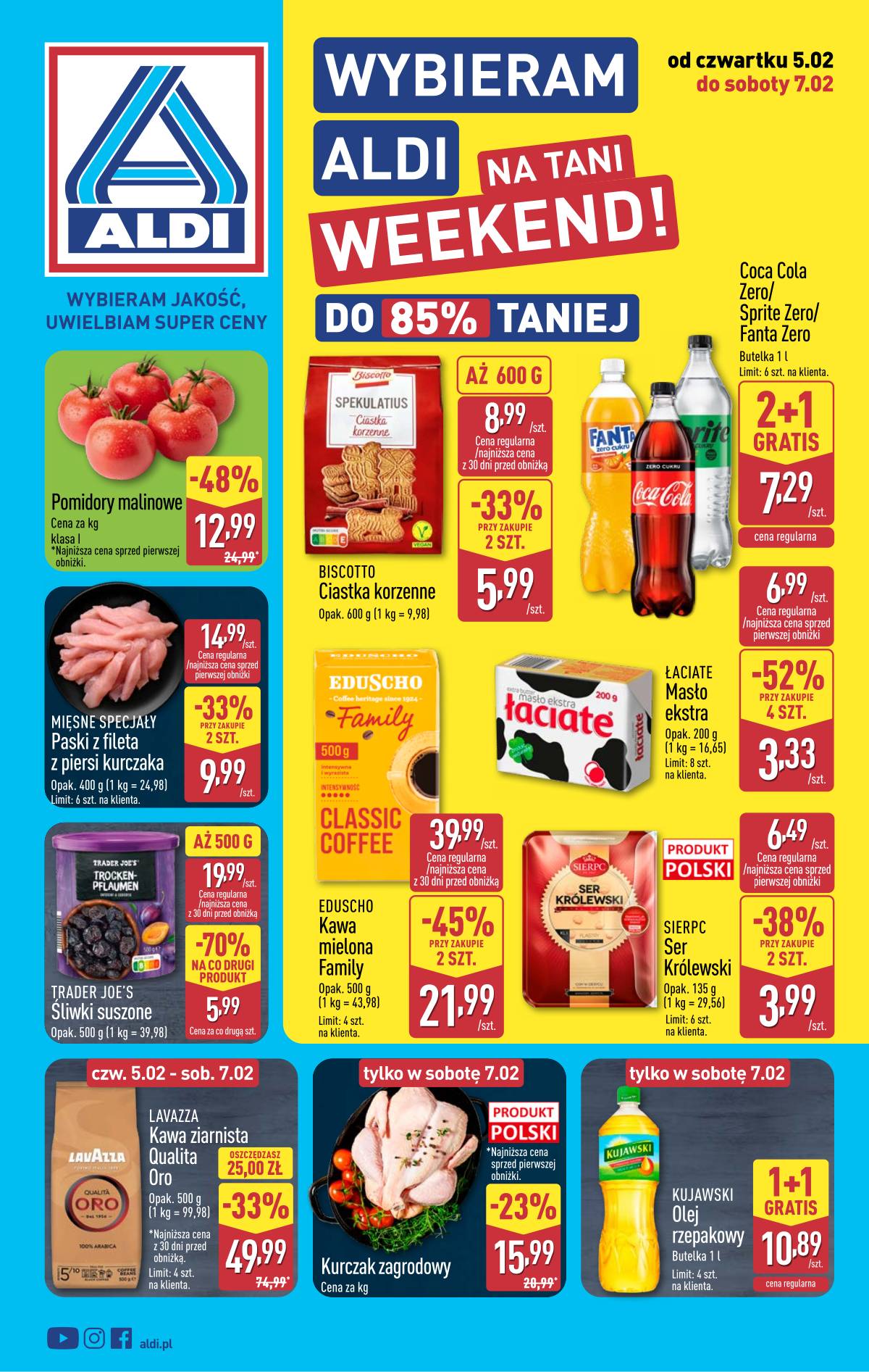 Aldi - Oferta weekendowa 1 puslapis