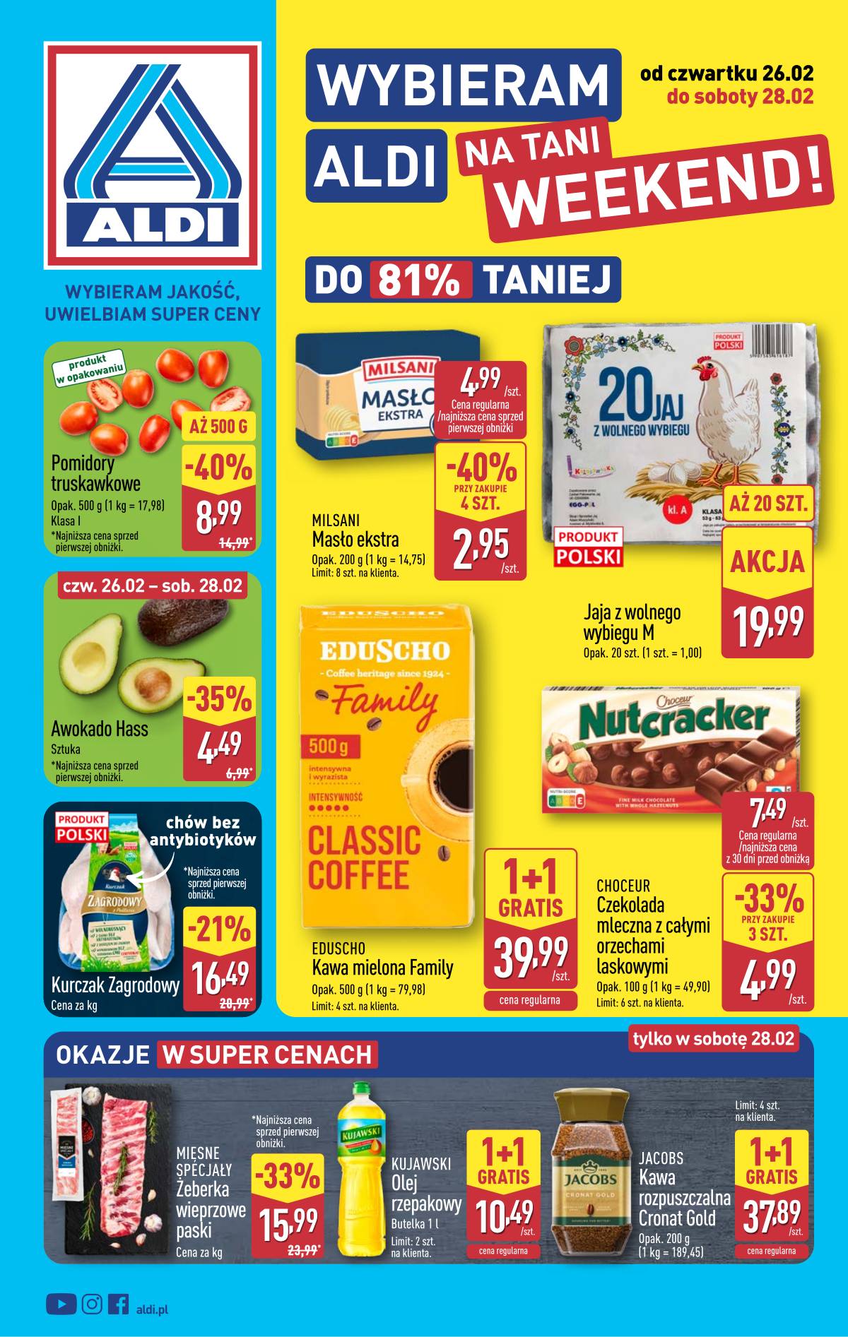 Aldi - Oferta weekendowa 1 puslapis