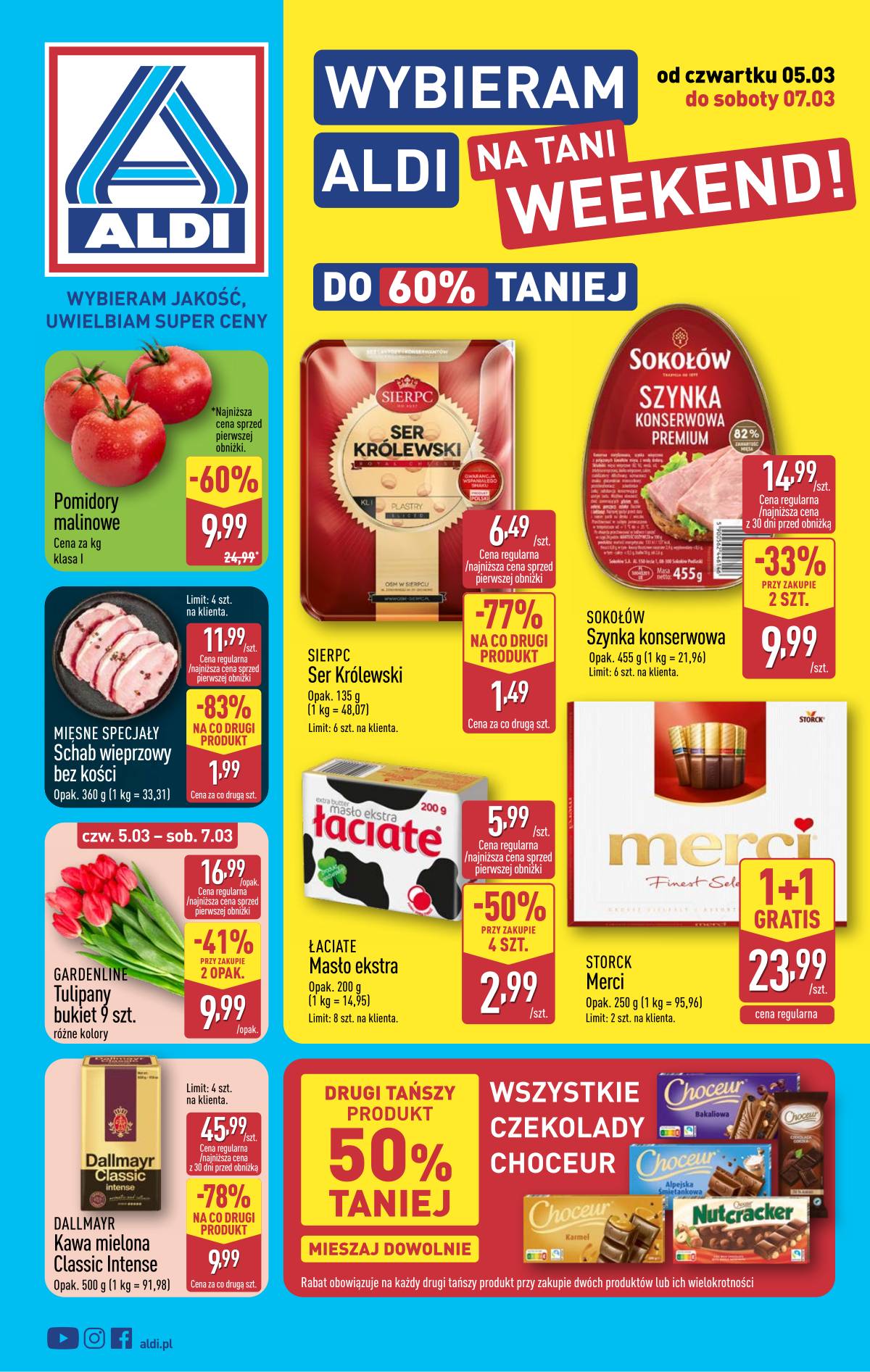Aldi - Oferta weekendowa 1 puslapis