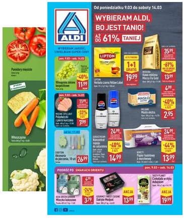 Aldi - Pełna oferta 2026-03-09 – 2026-03-14