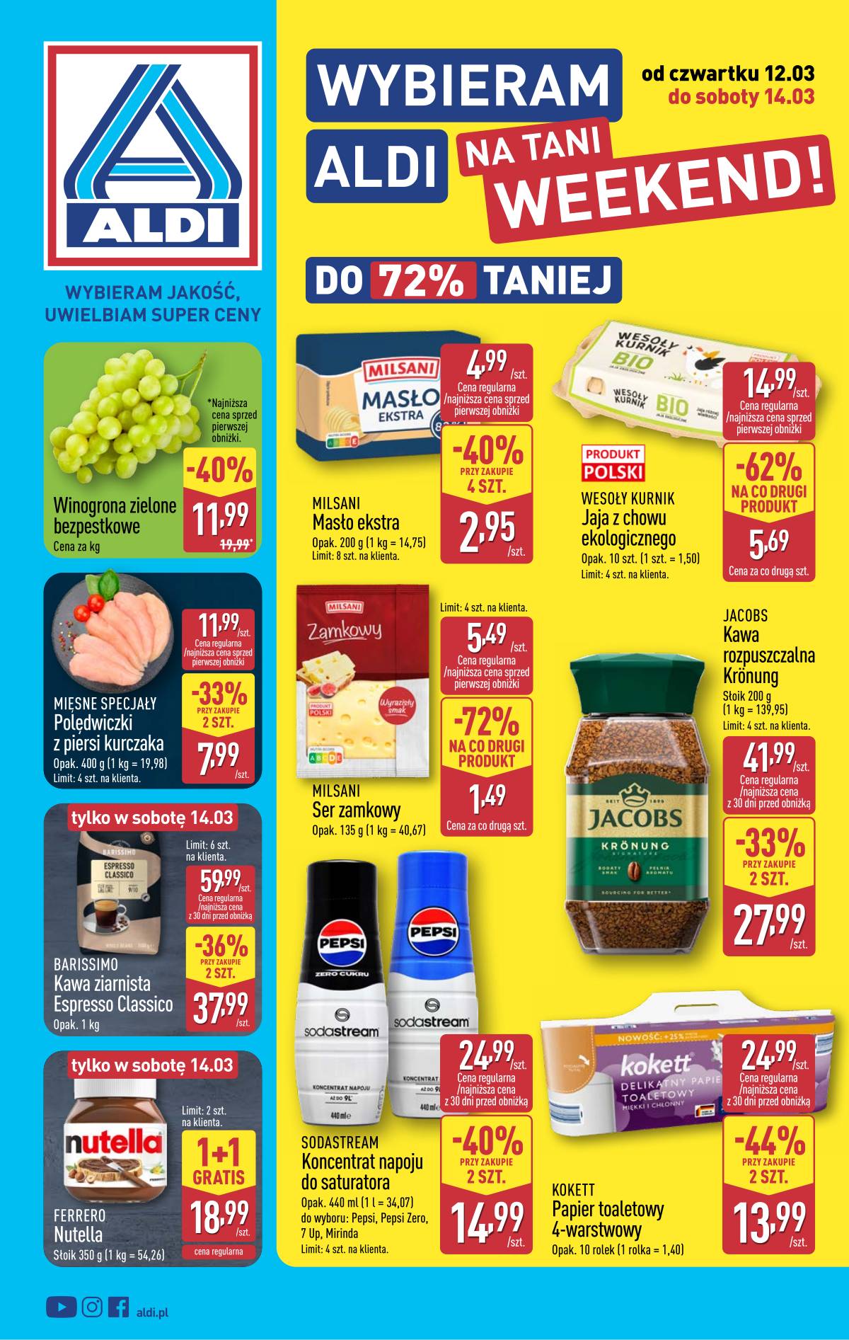 Aldi - Oferta weekendowa 1 puslapis