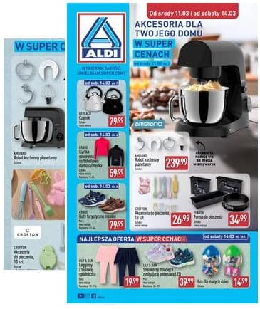 Aldi - Artykuły przemysłowe i tekstylia 2026-03-11 – 2026-03-14