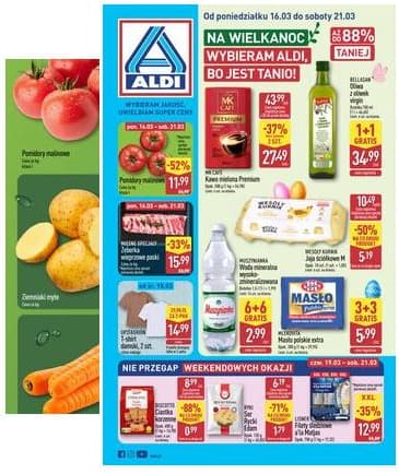 Aldi - Pełna oferta 2026-03-16 – 2026-03-21