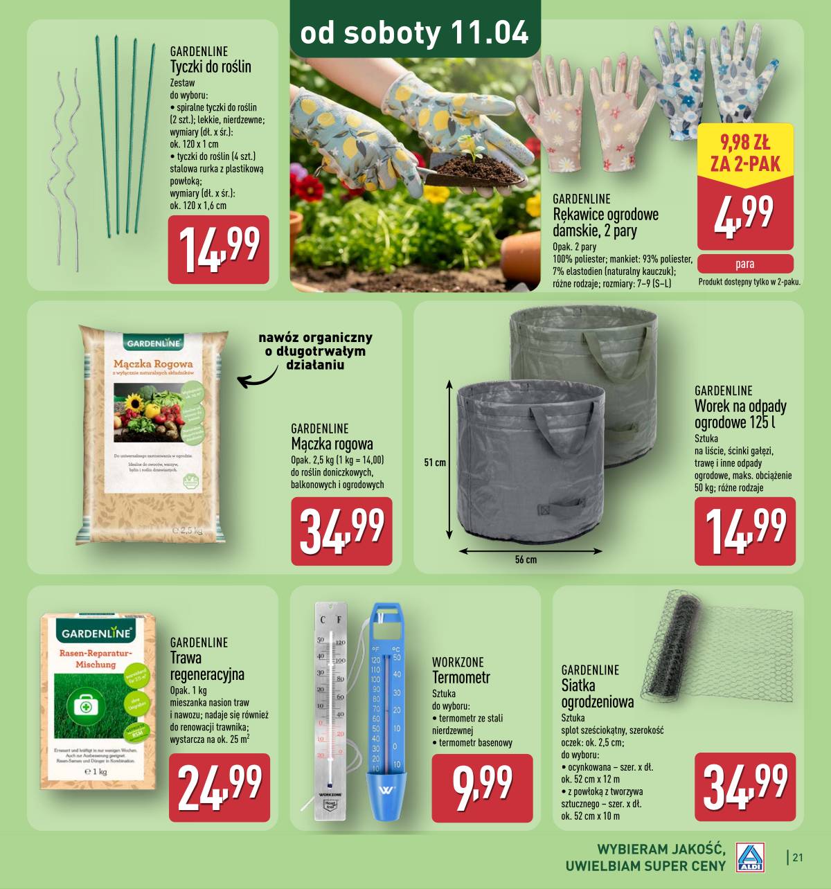 Aldi - Katalog ogrodowy 21 puslapis