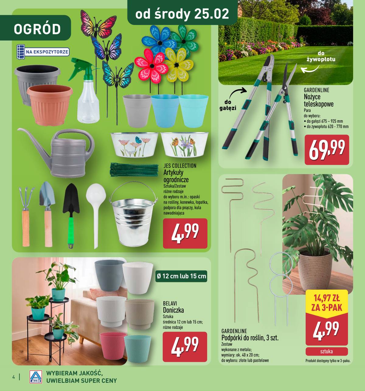 Aldi - Katalog ogrodowy 4 puslapis