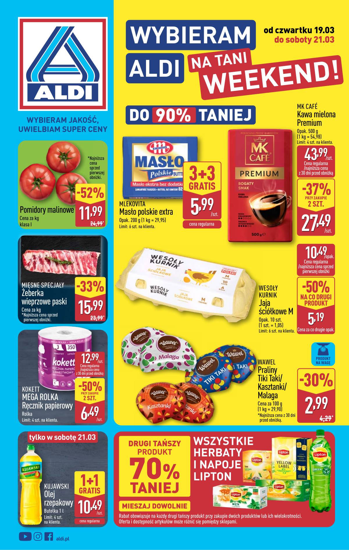 Aldi - Oferta weekendowa 1 puslapis