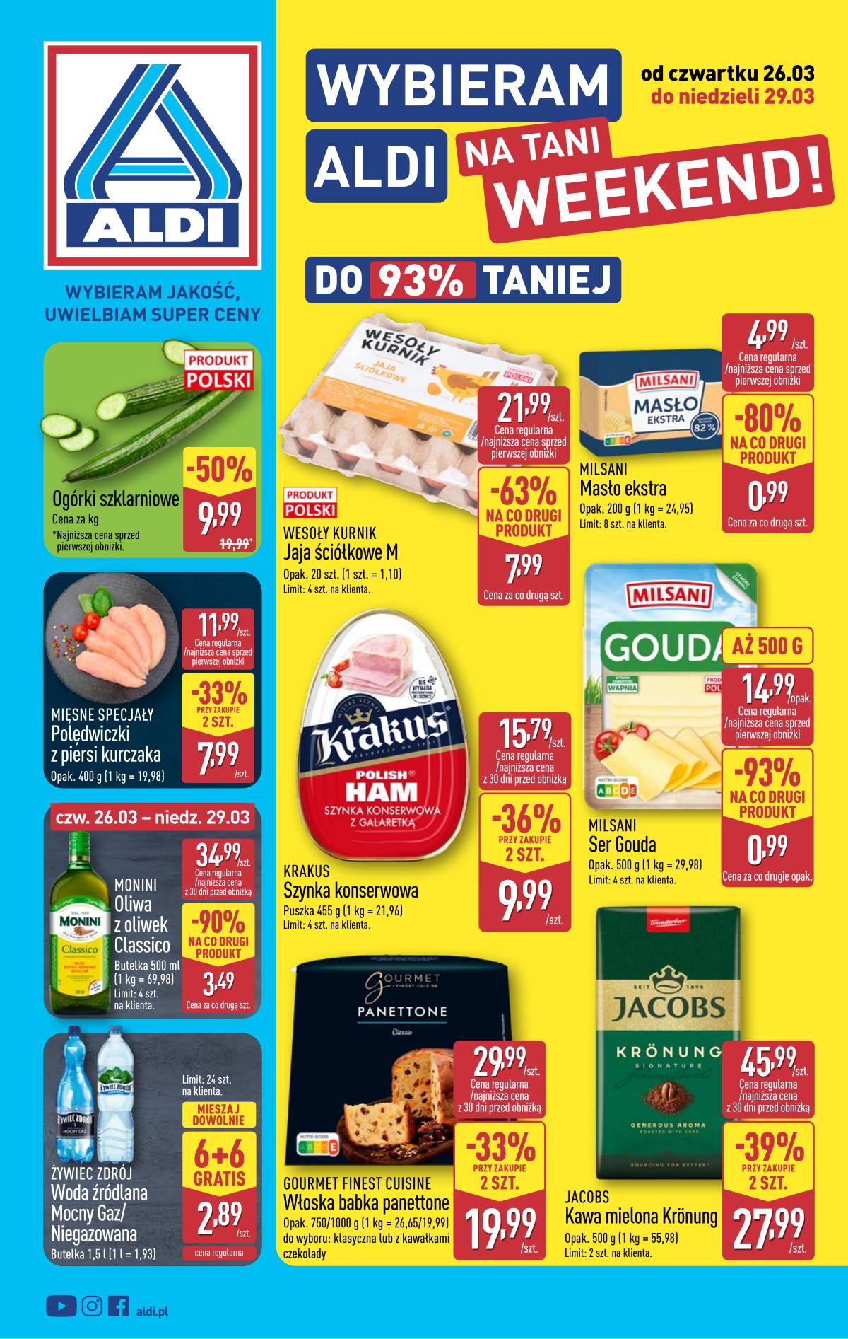 Aldi - Oferta weekendowa 1 puslapis