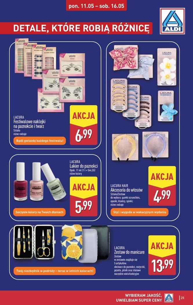 Aldi - Pełna oferta od poniedziałku 11.05 do soboty 16.05 25 puslapis
