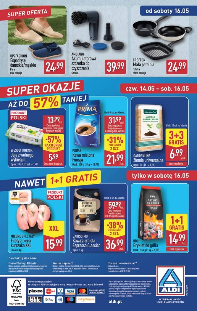Aldi - Pełna oferta od poniedziałku 11.05 do soboty 16.05 44 puslapis