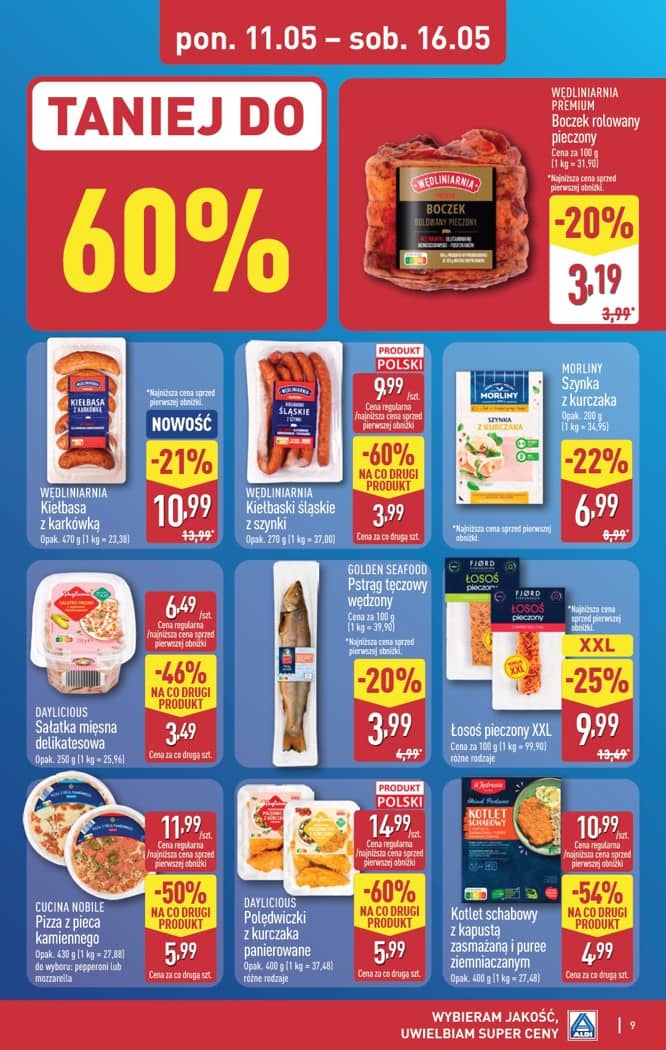 Aldi - Pełna oferta od poniedziałku 11.05 do soboty 16.05 9 puslapis