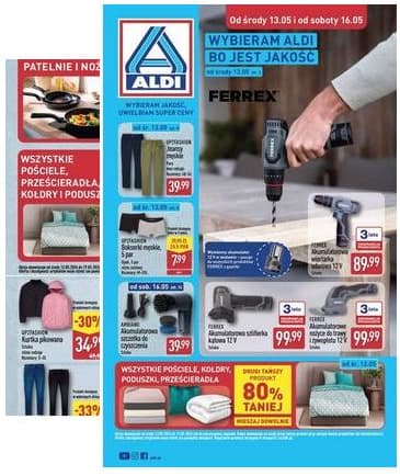 Aldi - Artykuły przemysłowe i tekstylia od środy 13.05 i od soboty 16.05 2026-05-13 – 2026-05-16